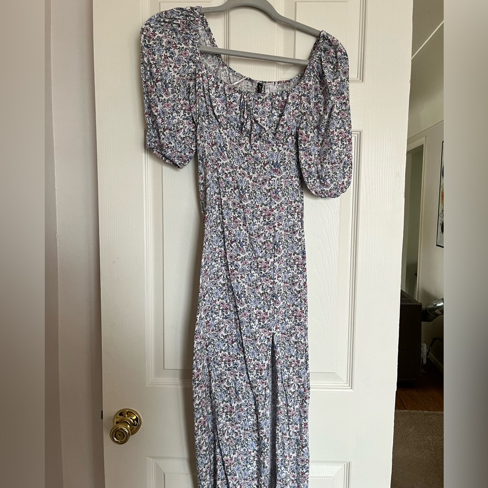 Floral Puff Sleeve Dress